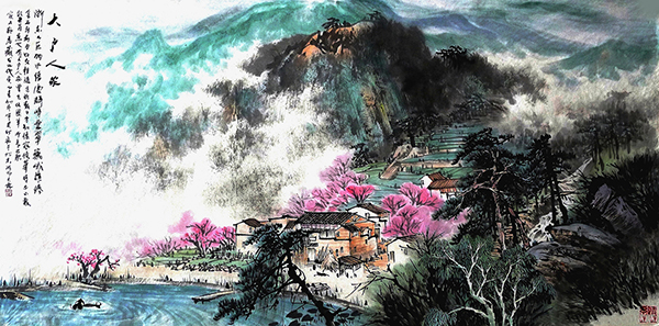 《大户人家》规格：138x68cm  2015年创作.jpg