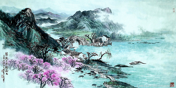 《苕溪三月桃花雨》规格：138x68cm  2012年创作.jpg