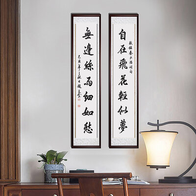 赵万和老师书法作品《自在飞花轻似梦 无边丝雨细如愁》.jpg