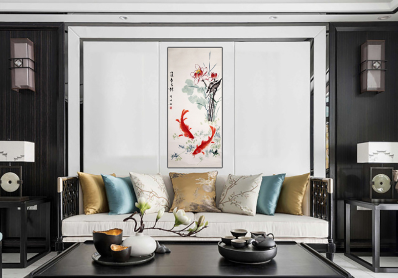 李静娴老师绘画作品《过年写馀》.jpg