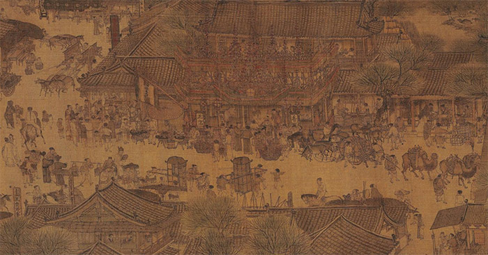 张择端，清明上河图（局部），宋代，绢本设色，528.7×24.8cm.jpg