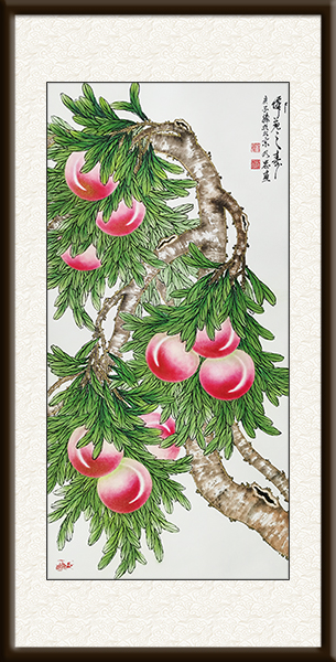 仙苑之寿--2020年作--136cmX68cm（30000元）.jpg