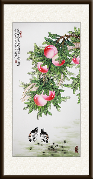 鸿运高照福寿安康--2021年作--136cmX68cm（30000元）.jpg