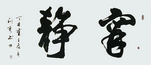 张利宝 书法作品“宁静”.jpg