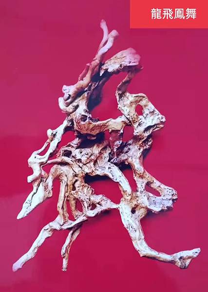 《龍飛鳯舞》（一根多字龍、飛、鳳、舞四个字）杜鹃根，高1.02米，一体（无拼接）.jpg